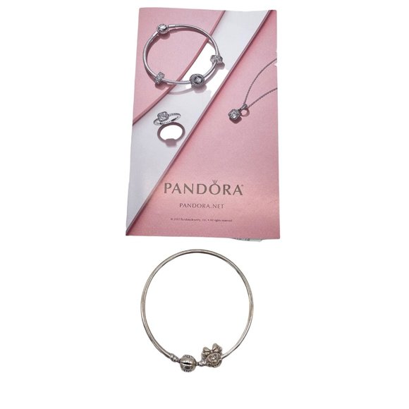 Pandora Moments Bangle with Disney Minnie Mouse Charm